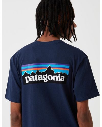 Patagonia P-6 Logo Responsibili-tee T-shirt - Blue