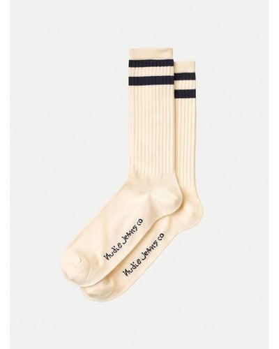 Nudie Jeans Nudie Amundsson Sport Socks - Natural