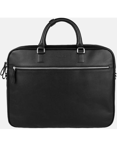 Sandqvist Dag Briefcase (leather) - Black