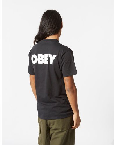 Obey Bold 3 T-shirt - Black