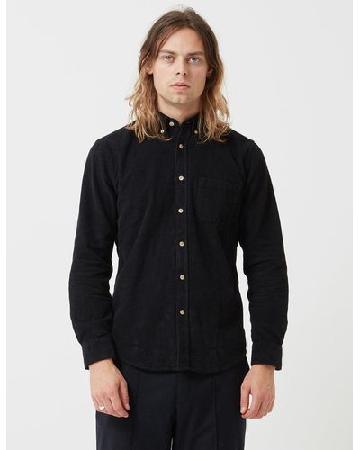 Portuguese Flannel Lobo Shirt - Black