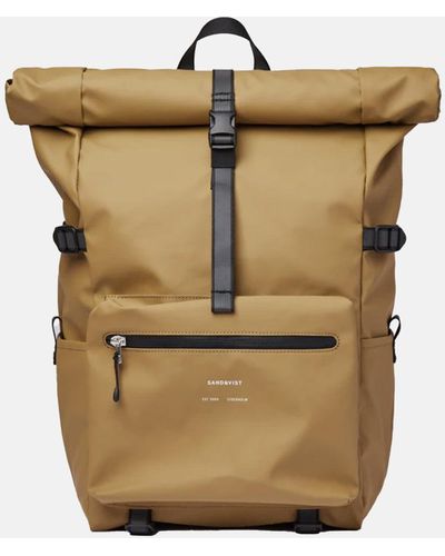Sandqvist Ruben 2.0 Rolltop Backpack (recycled Poly) - Brown