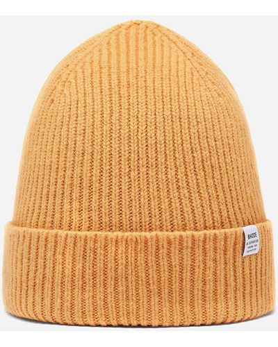 Bhode 'hawick' Scottish Knitted Beanie Hat (lambswool) - Natural