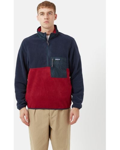 Patagonia Microdini 1/2 Zip Pullover - Red