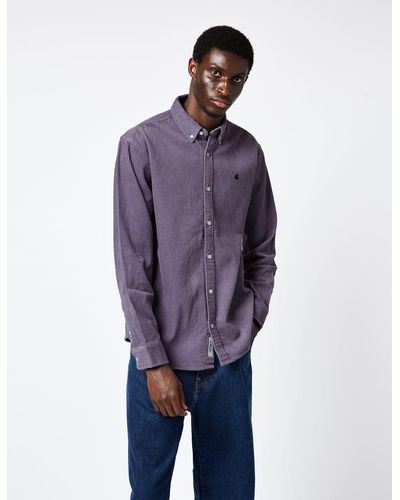 Carhartt Wip Madison Shirt - Purple