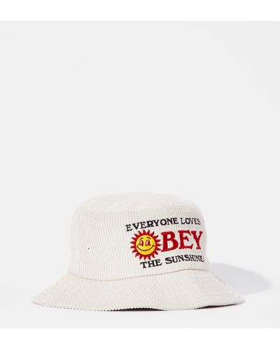 Obey Sunshine Bucket Hat - White