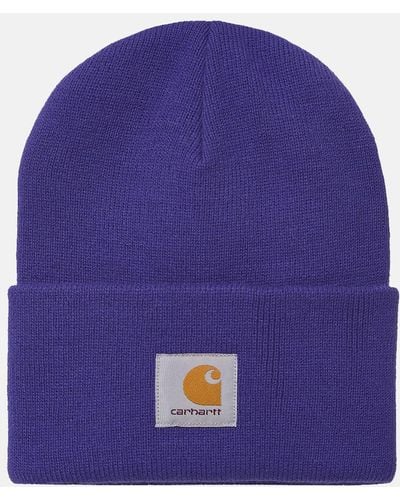 Carhartt Wip Watch Beanie Hat - Purple