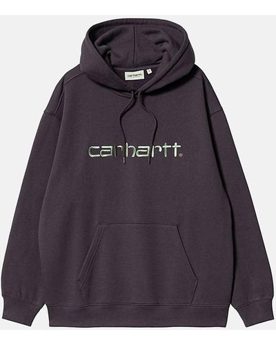 Carhartt Wip Hooded Sweatshirt - Purple