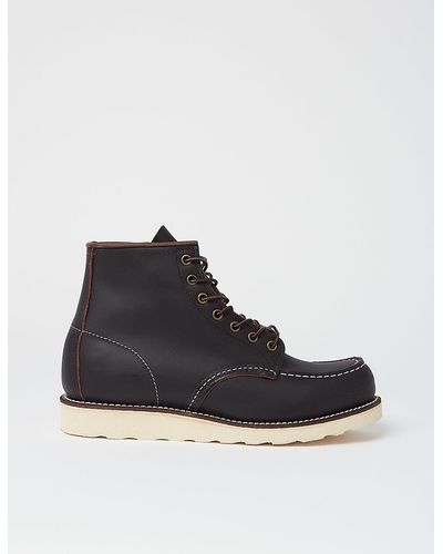 Red Wing Heritage Work 6" Moc Toe Boot - Black