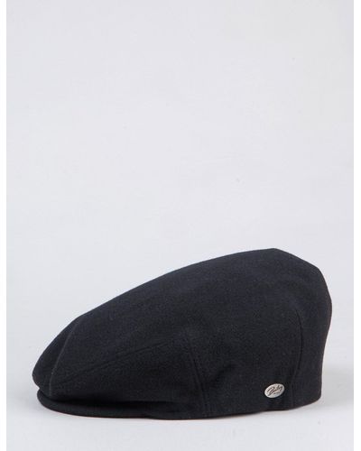 Bailey Bailey Lord Solid Ivy Flat Cap - Black