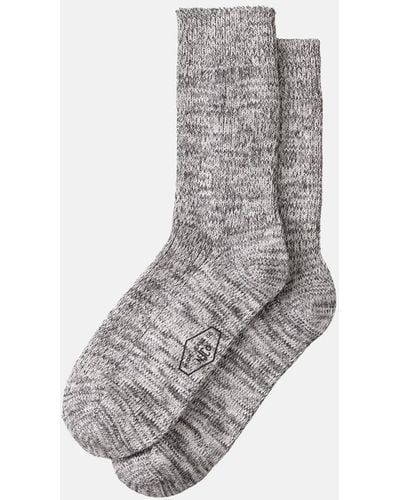 Nudie Jeans Nudie Chunky Sock Rebirth - Grey