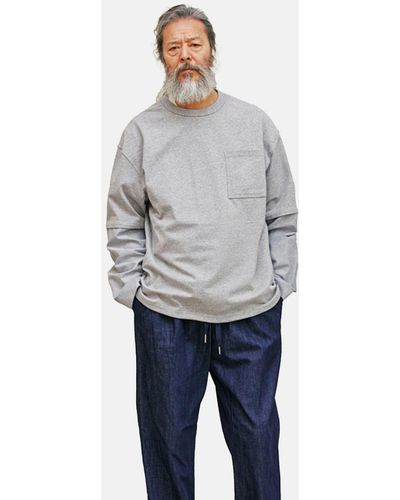 FRIZMWORKS Shirt Sleeve Layered T-shirt - Grey