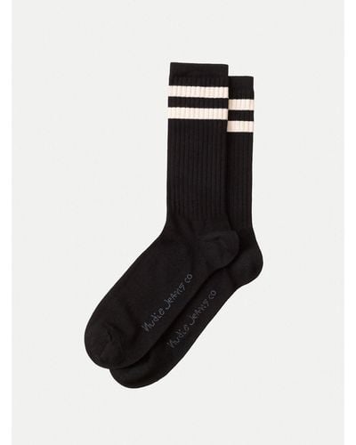 Nudie Jeans Nudie Amundsson Sport Socks - Black