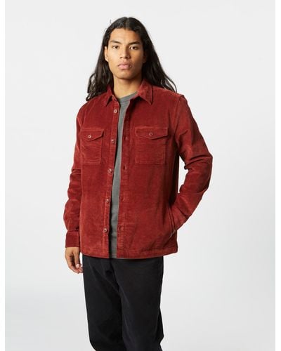 Barbour Shirt Jacket (cord) - Red