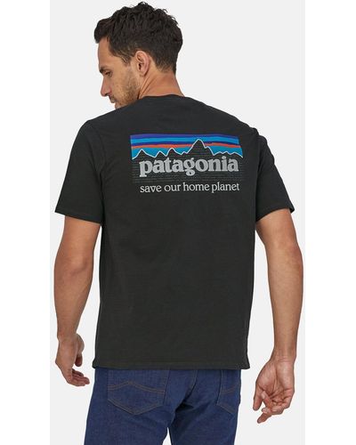 Patagonia P-6 Mission Organic T-shirt - Black
