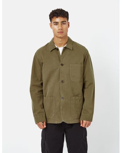 Portuguese Flannel Labura Jacket (cotton) - Green