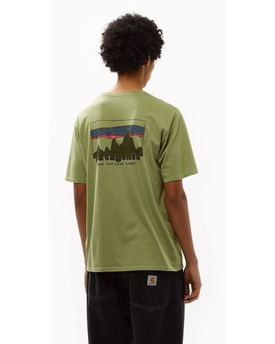 Patagonia '73 Skyline Organic T-shirt - Green