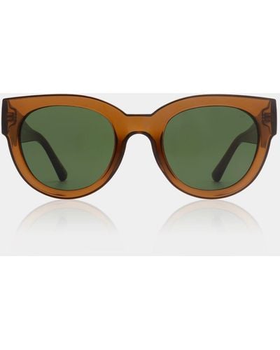 A.Kjærbede Lilly Sunglasses - Green