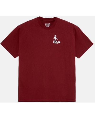 POLAR SKATE Reaper T-shirt - Red