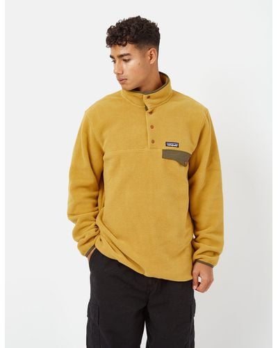 Patagonia Lightweight Synchilla Snap-t Fleece Pullover - Yellow
