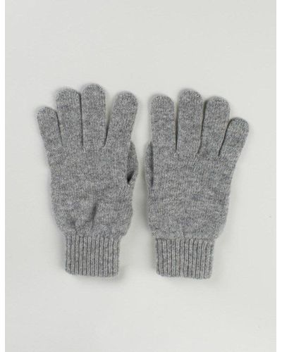 Johnstons of Elgin Johnstons Cashmere Gloves - Grey