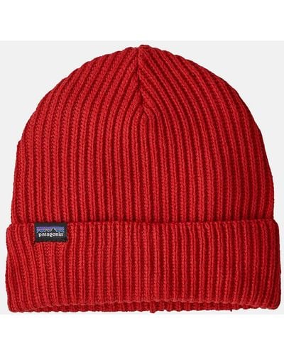 Patagonia Fishermans Rolled Beanie - Red