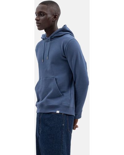Norse Projects Vagn Classic Hooded Sweatshirt - Blue