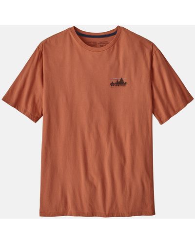 Patagonia '73 Skyline Organic T-shirt - Orange