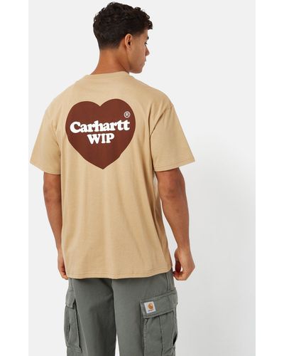 Carhartt Wip Double Heart T-shirt (organic) - Natural