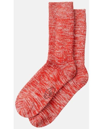 Nudie Jeans Nudie Chunky Sock Rebirth - Red