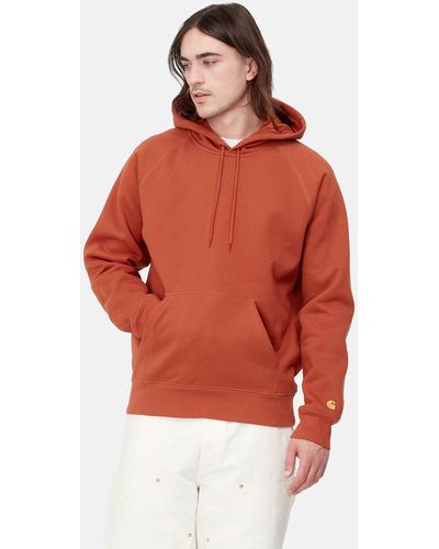Carhartt Wip Chase Hooded Sweatshirt - Orange
