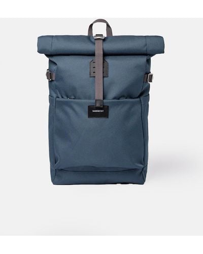 Sandqvist Ilon Rolltop Backpack (recycled Poly) - Blue