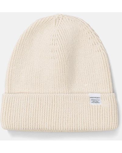 Norse Projects Norse Cotton Watch Beanie Hat - White