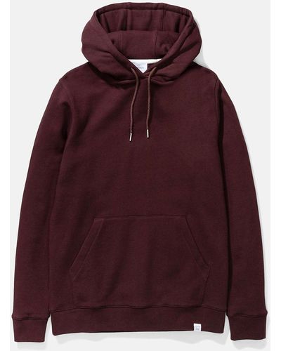 Norse Projects Vagn Classic Hooded Sweatshirt - Red