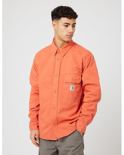 Carhartt Wip Reno Denim Shirt Jacket - Orange