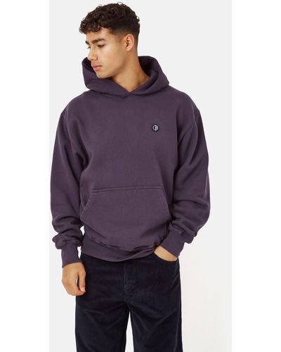 POLAR SKATE Patch Hooded Sweatshirt - Purple
