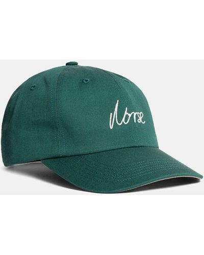 Norse Projects Chainstitch Logo Twill Cap - Green