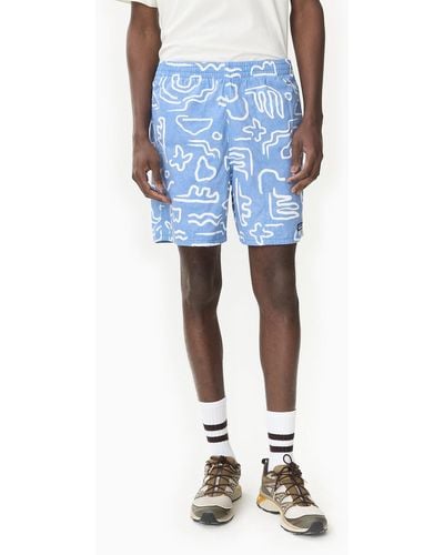 Patagonia Funhoggers Channel Islands Shorts - Blue