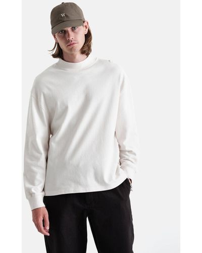 Wax London Mazzy Long Sleeve T-shirt (marston) - White