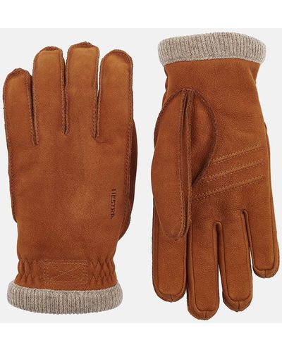 Hestra Joar Nubuck Gloves - Brown