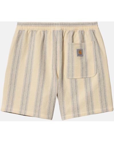 Carhartt Carhart Wip Dodson Stripe Shorts - Natural