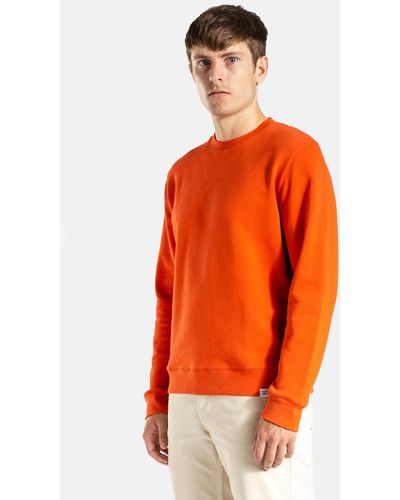 Norse Projects Vagn Classic Crew Sweatshirt - Orange