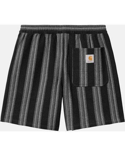 Carhartt Carhart Wip Dodson Stripe Shorts - Black
