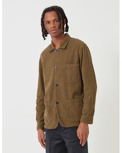 Portuguese Flannel Labura Workwear Jacket - Green