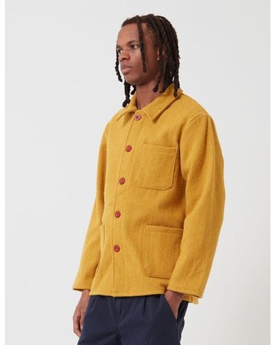 Le Laboureur Wool Work Jacket - Yellow