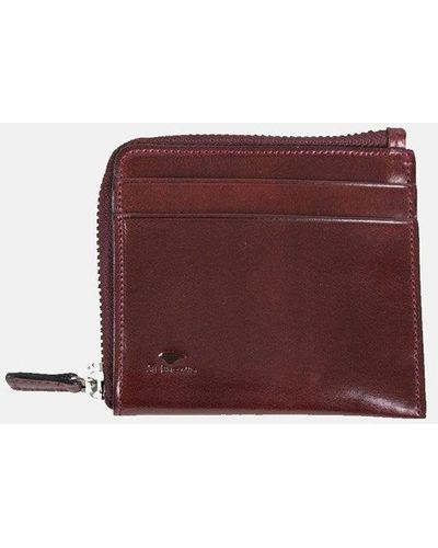 Il Bussetto Small Zip Wallet - Red