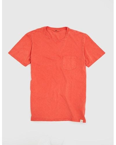 Lee Jeans Pocket T-shirt - Red