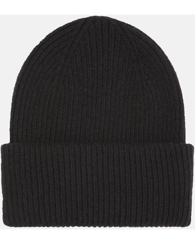 COLORFUL STANDARD Merino Wool Hat - Black