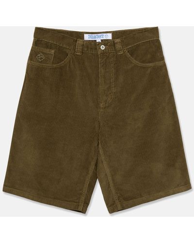 POLAR SKATE Big Boy Shorts (cord) - Green