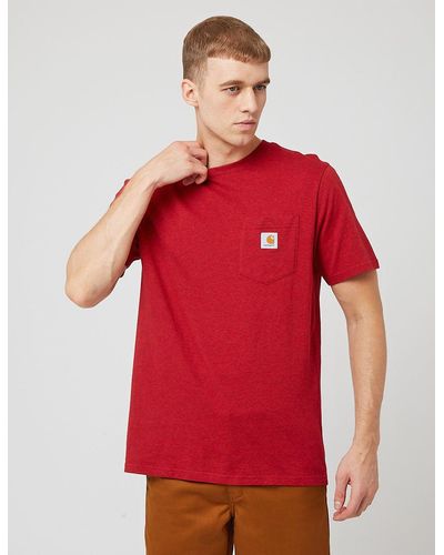 Carhartt Wip Pocket T-shirt - Red